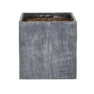 V-Pot Grey Square Slate 37x37x37cm