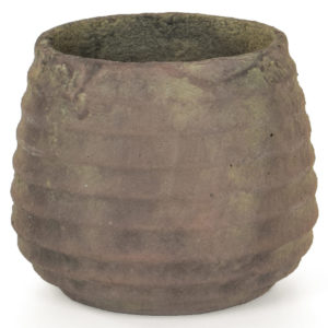 V-Pot Taupe Round Pot 21x25x25cm