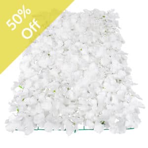 Topiary Mat White Petal W 60x40cm