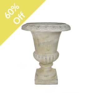 V-Pot Urn Weather White R 35x35x46cm