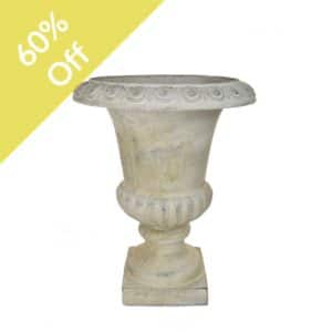 V-Pot Urn Weather White R 48x48x61cm
