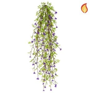 I & T Base Green Leaf Purple Flower 82cm FR