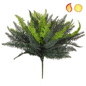 Plants Boston Bush Fern Grn 37.5cm FR UV