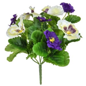 Plants Flowering Pansy Mix Bush P/W 28cm