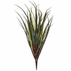 Grass Yucca Bush Green/Burgundy 83cm