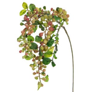 Foliage Hanging Berry Spray Grn GB 55cm