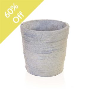 V-Pot Seastone Rnd Natural R 24x24x23cm