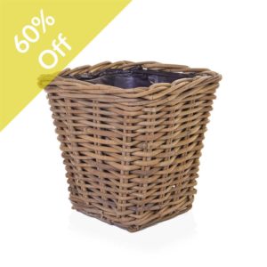 V-Pot Rattan Square Small 28x24x24cm