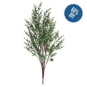 Plants Base Ixora Plastc Grn 90cmUVSILX