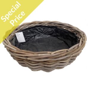 V-Pot Rattan Rnd Bowl 41 x 13cm