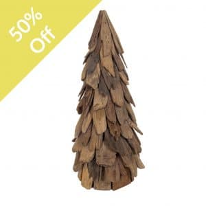 Q-Driftwood Christmas Tree 20x20x46cm