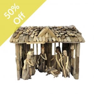 Q-Driftwood Christmas Nativity Set