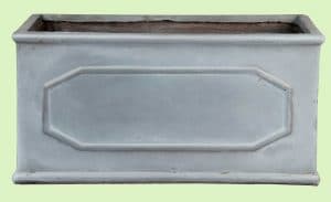 Window Box Faux Lead Chelsea Trough Light Stone Planter by IDEALIST Lite W23 H23 L50 cm, 26 ltrs Cap.