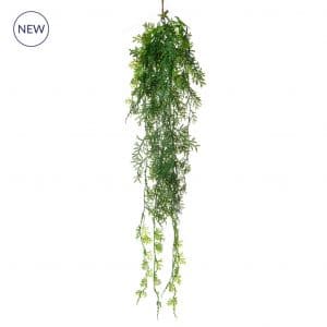 I & T Fern Trailing Green Q 80cm