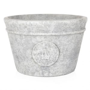 V-Pot Low Round Pot R Wh 16x25x25cm